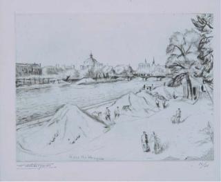 Henri de Waroquier - Rives de La Seine