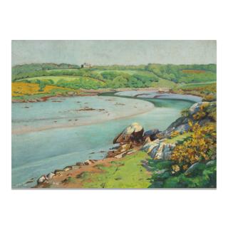 Henri Delavallee - Bord de l\'Aven à marée haute