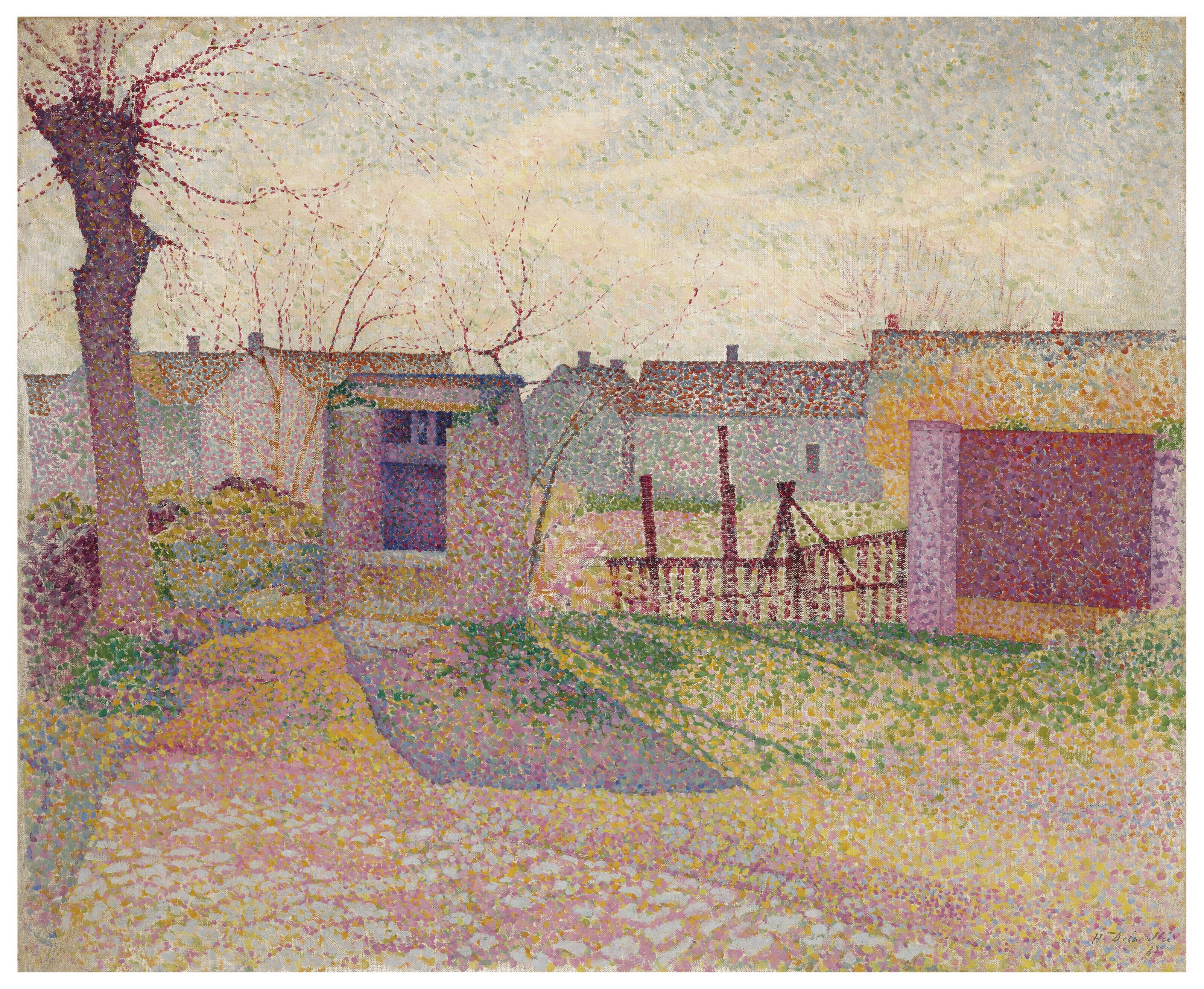 Henri Delavallée - Cour de ferme