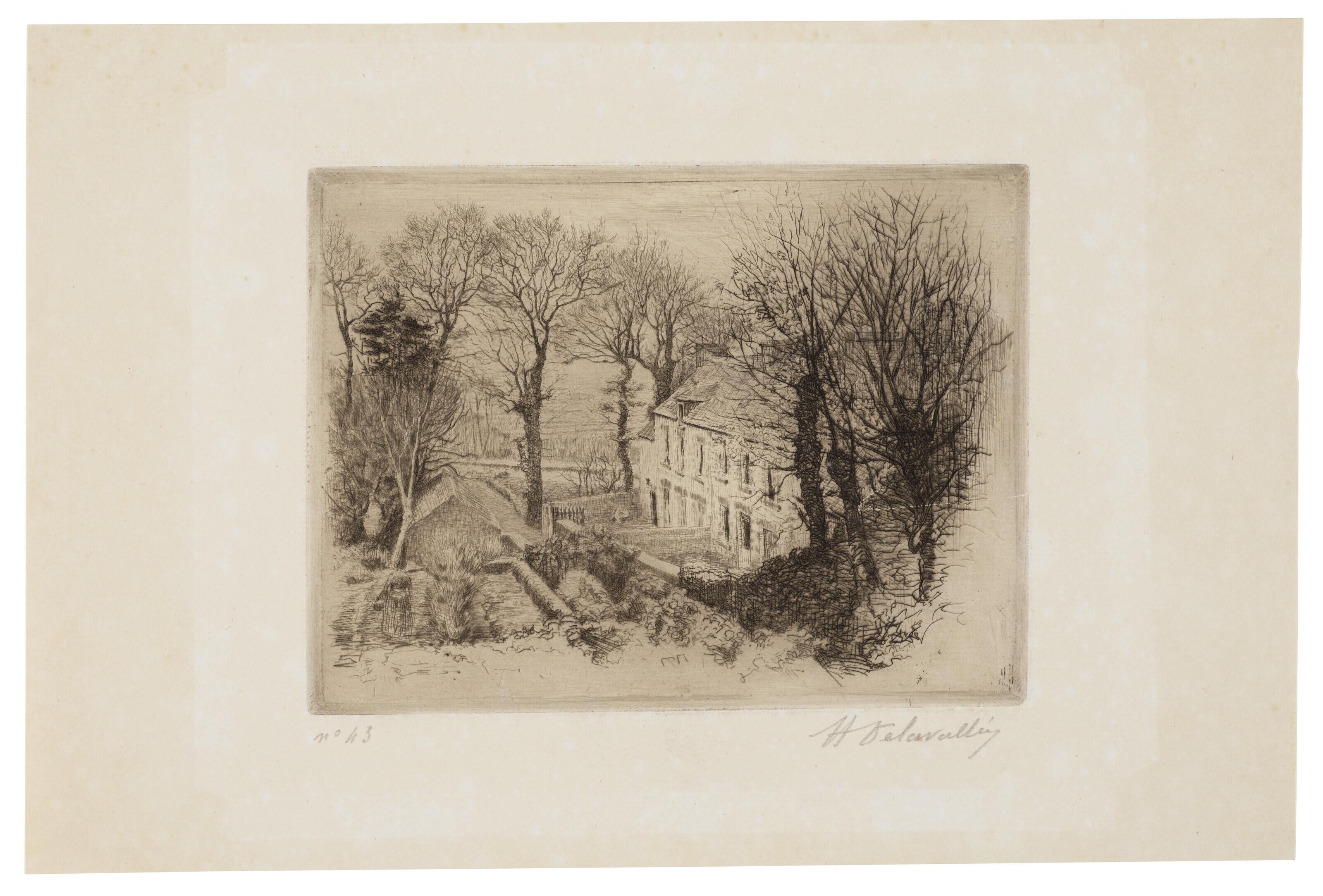 Henri Delavallée - Maison de pêcheurs