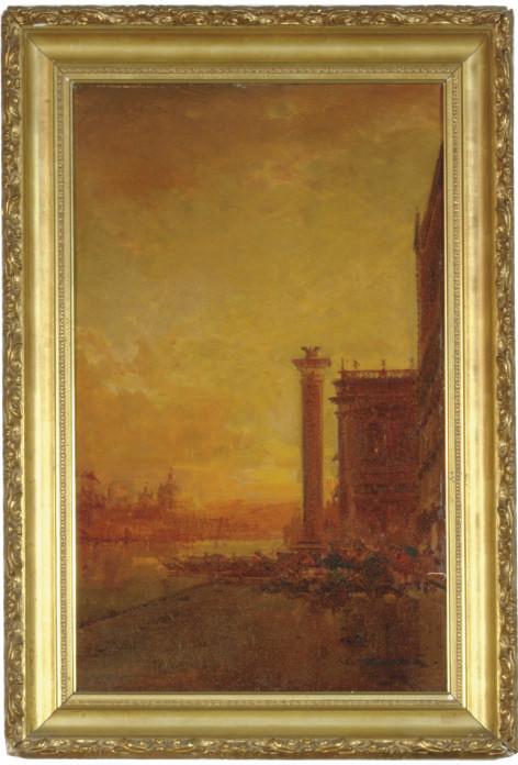 Henri Duvieux - The Riva degli Schiavoni, Venice