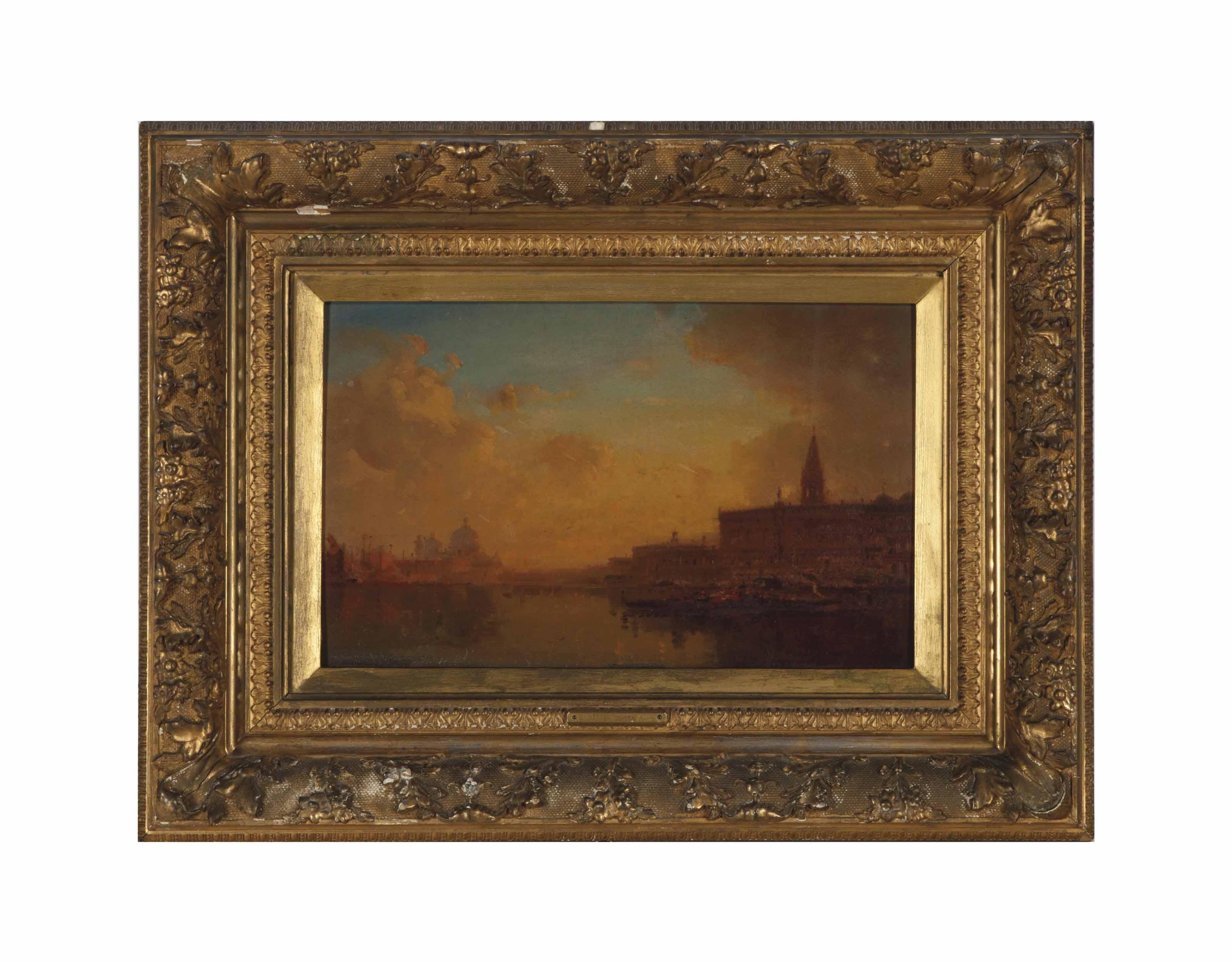 Henri Duvieux - Venice at Sunset