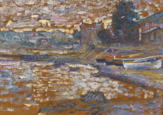 Henri Edmond Cross - Bateaux Échoués Au Lavandou