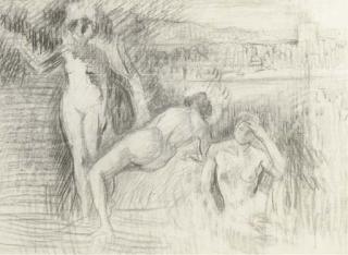 Henri-Edmond Cross - Etude de nus
