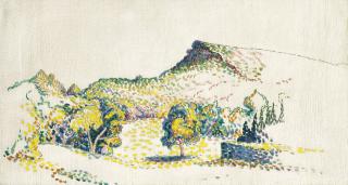 Henri Edmond Cross - Etude pour Paysage avec Le Cap Nègre