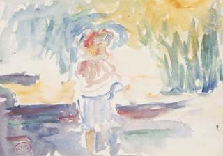 Henri-Edmond Cross - Garçon sur la plage