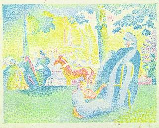 Henri-Edmond Cross - In den Champs-Elysées