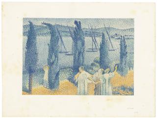 Henri Edmond Cross - La Promenade, From: L’Album D’Estampes Originales De La Galerie Vollard
