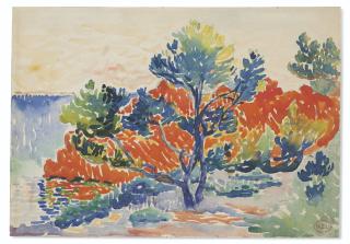 Henri-Edmond Cross - Les Roches rouges à Agay