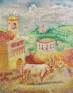 Henri Edmond Cross - Pérouse, Les Boeufs