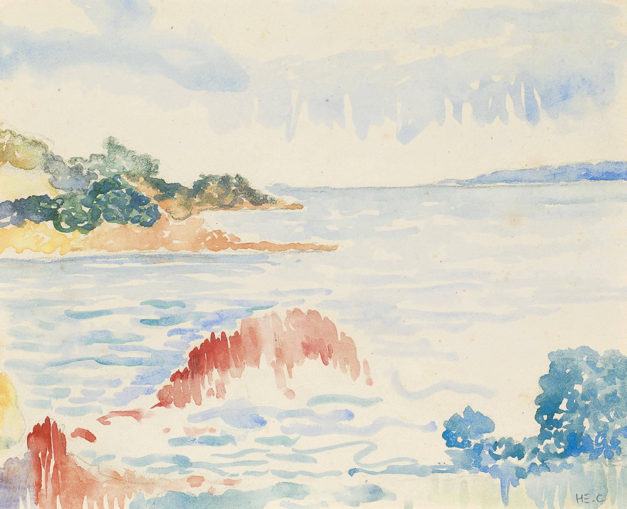 Henri Edmond Cross - Rochers au Trayas