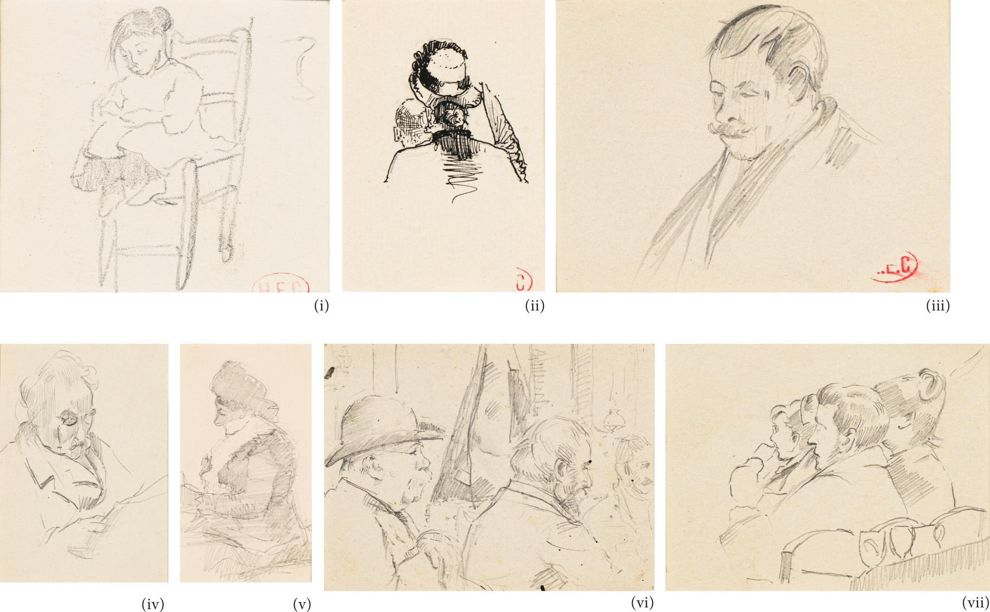 Henri Edmond Cross - Sept Dessins