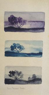 Henri Edmond Cross - Trois études de paysage