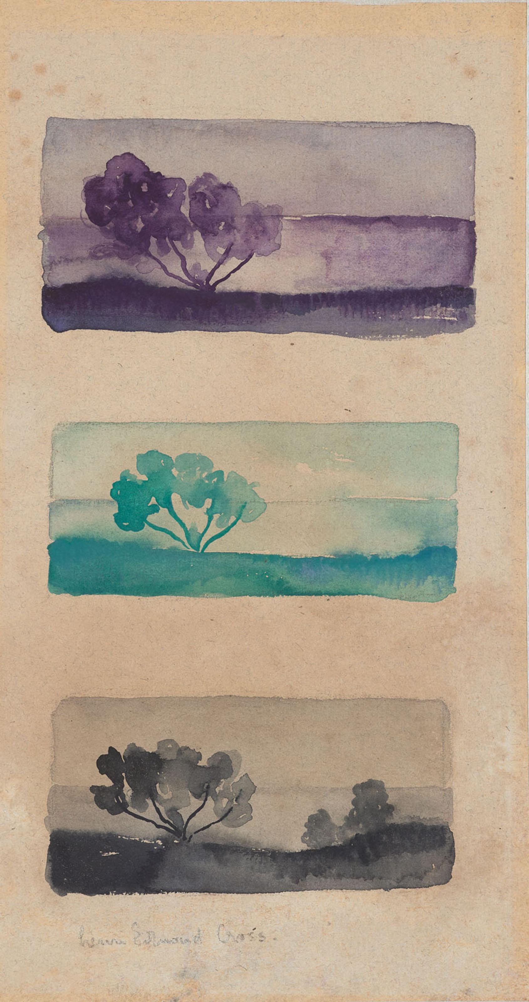 Henri-Edmond Cross - Trois petits paysages