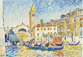 Henri Edmond Cross - Venise, L\'Église San Moisè
