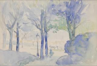 Henri-Edmond Cross - Vue du Bois de Boulogne