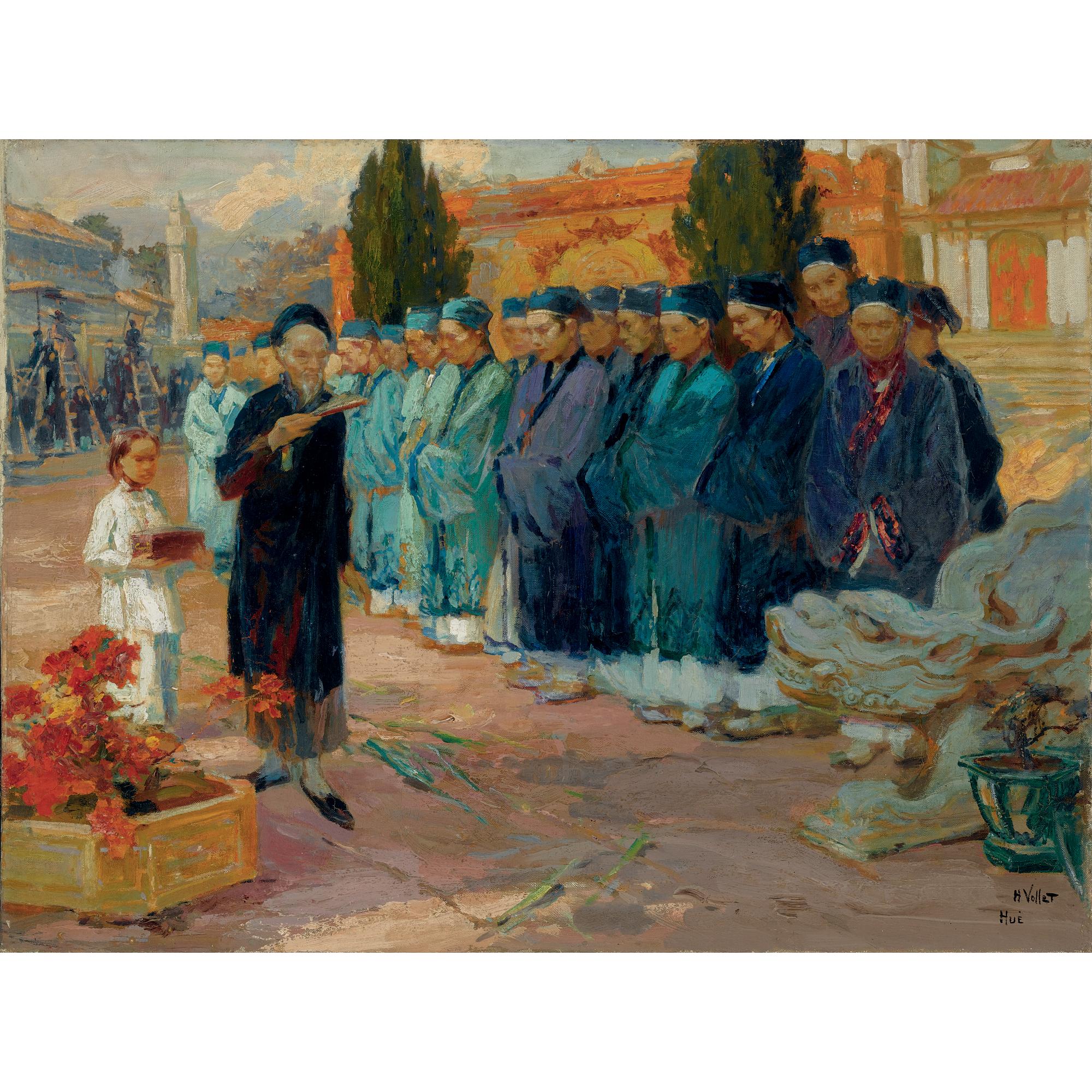 Henri Emile Vollet - L\'Examen Des Lettrés À Hué, Annam (The Scholar Examination At Hué, Annam)