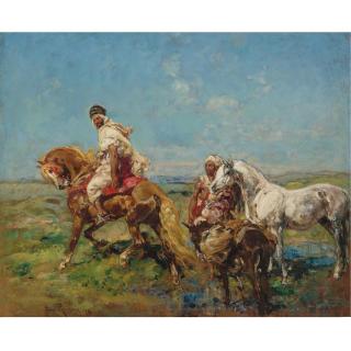 Henri-Emilien Rousseau - Arabs At The Oasis