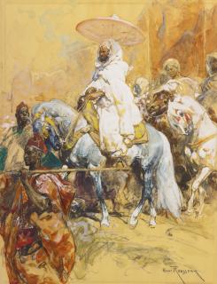 Henri Émilien Rousseau - Chieftain Or The Caid El Ayadi