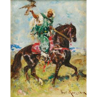 Henri Emilien Rousseau - La Chasse Au Faucon