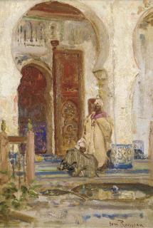 Henri-Emilien Rousseau - Outside the mosque