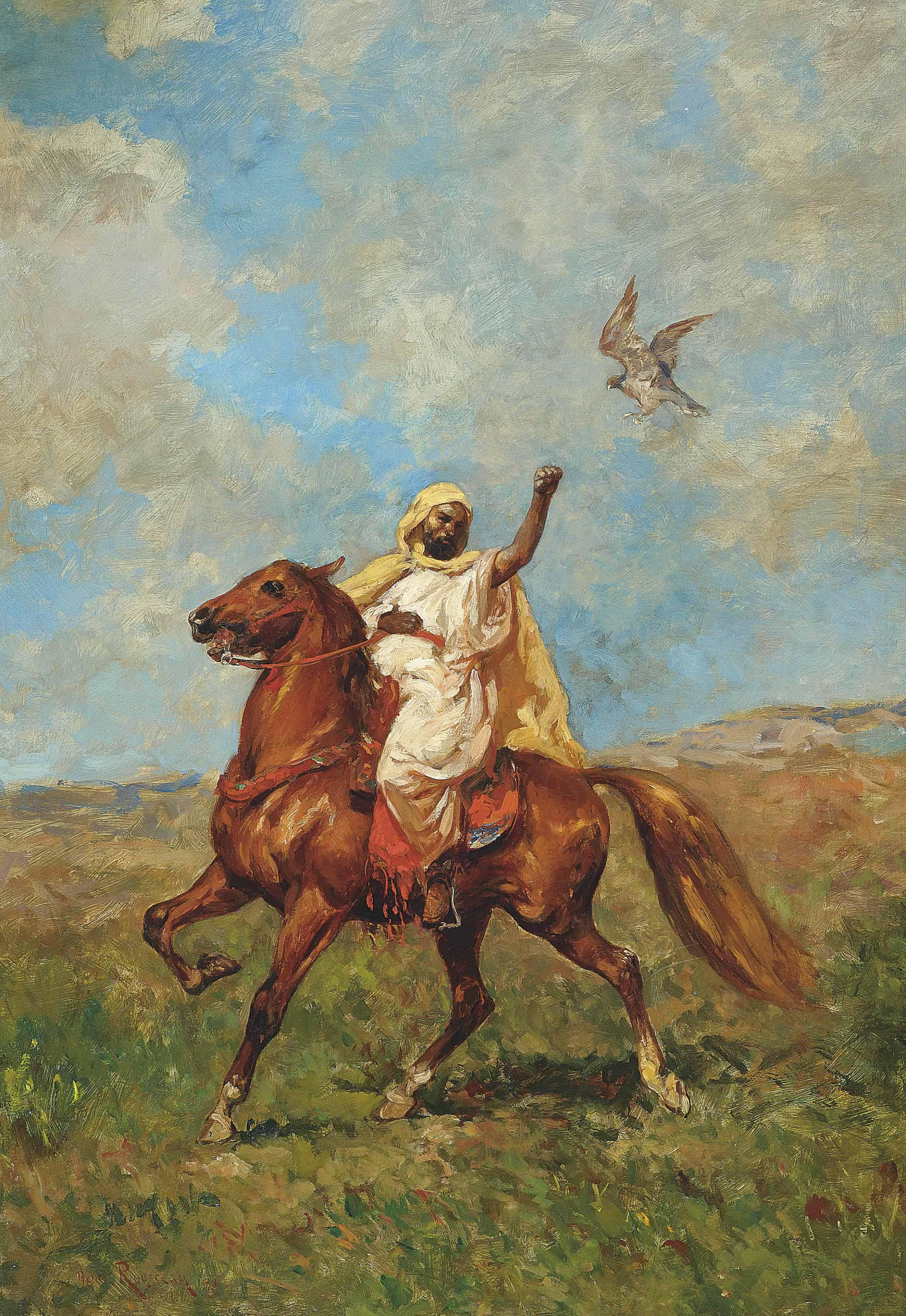 Henri Emilien Rousseau - The falconer