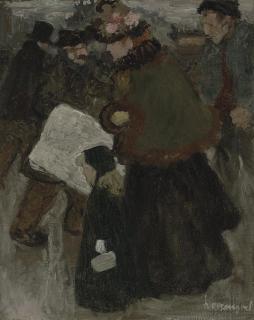 Henri Evenepoel - Au Boulevard, Cinq Heures Du Soir