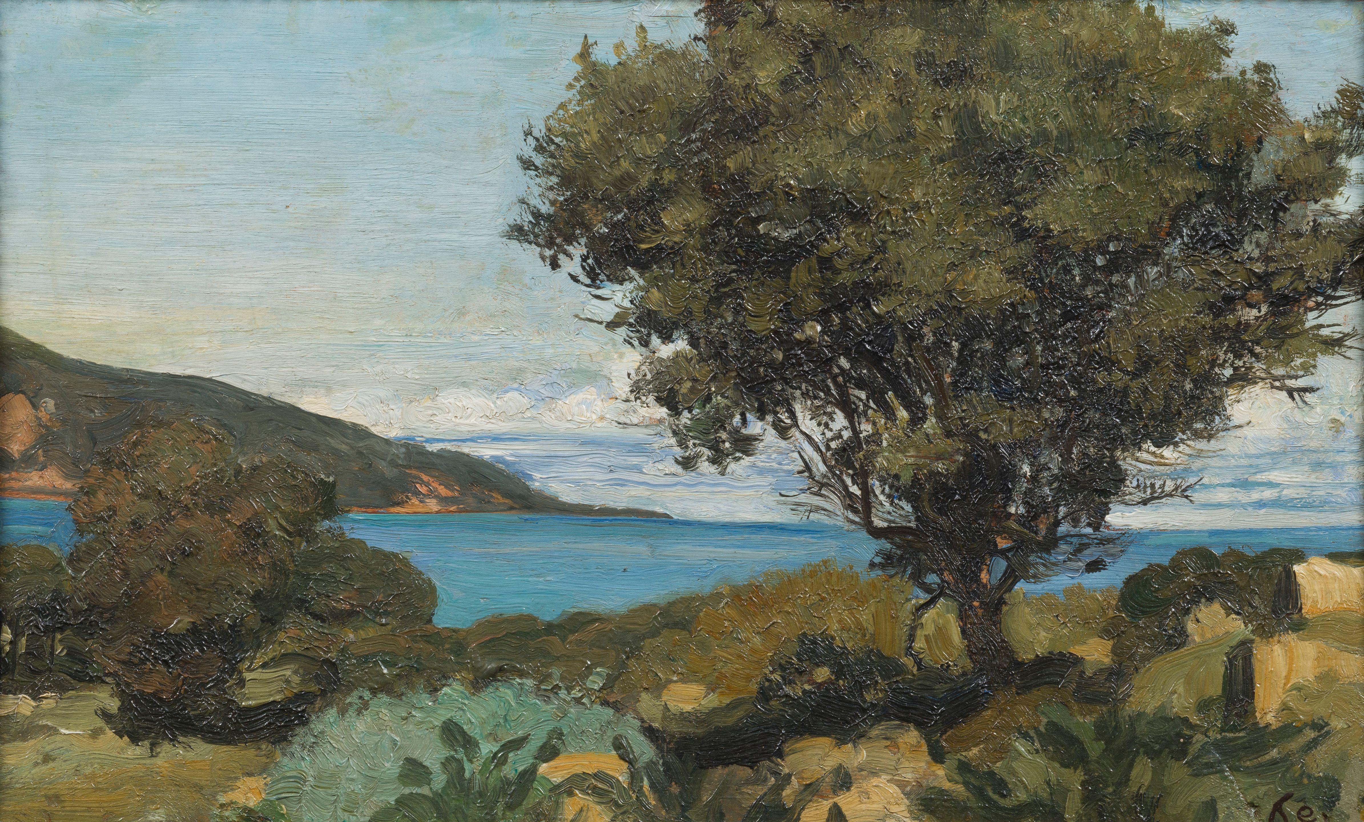 Henri Evenepoel - L\'arbre près de la mer, Tipasa