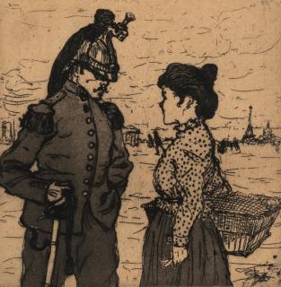 Henri Evenepoel - Le cuirassier