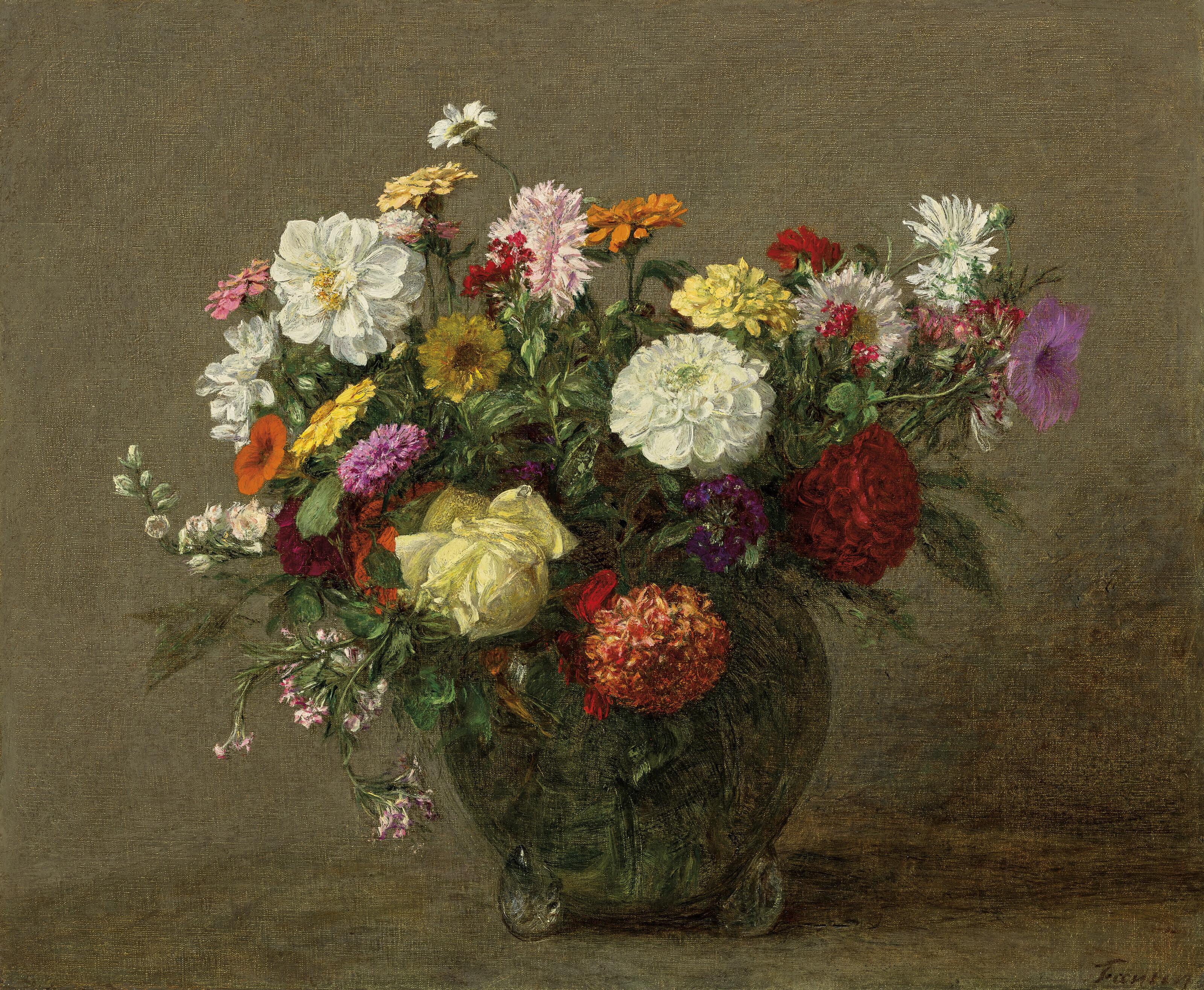 Henri Fantin-Latour - Bouquet De Jardin