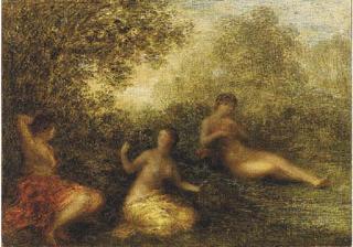 Henri Fantin-Latour - Deux nymphes et une source