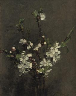 Henri Fantin-Latour - Fleurs d\'arbre fruitier