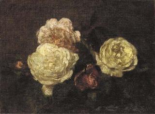 Henri Fantin-Latour - Fleurs, roses