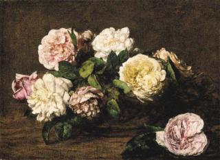 Henri Fantin-Latour - Fleurs, roses