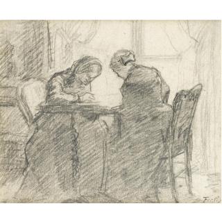 Henri Fantin-Latour - French Les Brodeuses