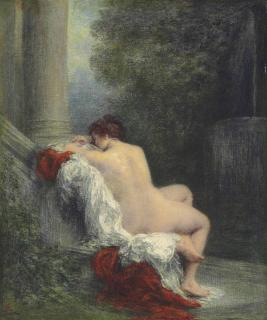 Henri Fantin-Latour - Le Repos Dans Le Parc
