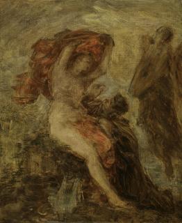 Henri Fantin-Latour - L\'Homme entre le Vice et la Vertu