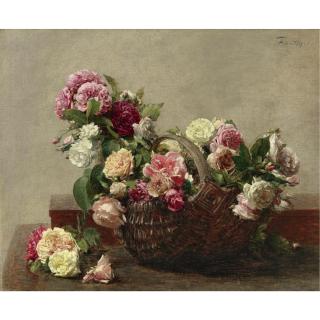 Henri Fantin-Latour - Panier De Roses