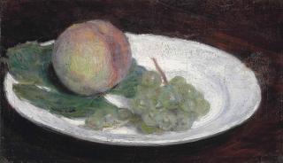 Henri Fantin-Latour - Pêche Et Raisin Blanc