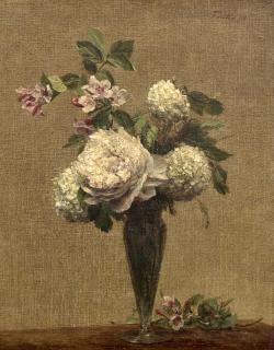 Henri Fantin-Latour - Pivoines et boules de neige