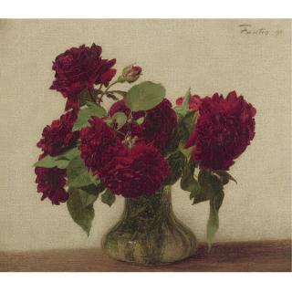 Henri Fantin-Latour - Roses Foncées