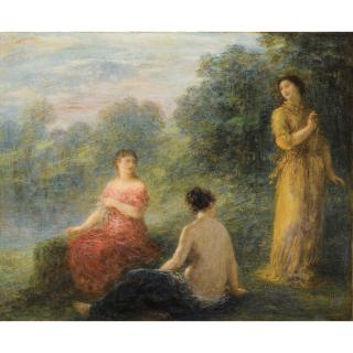 Henri Fantin-Latour - Trois Nymphes Près D\'Une Source