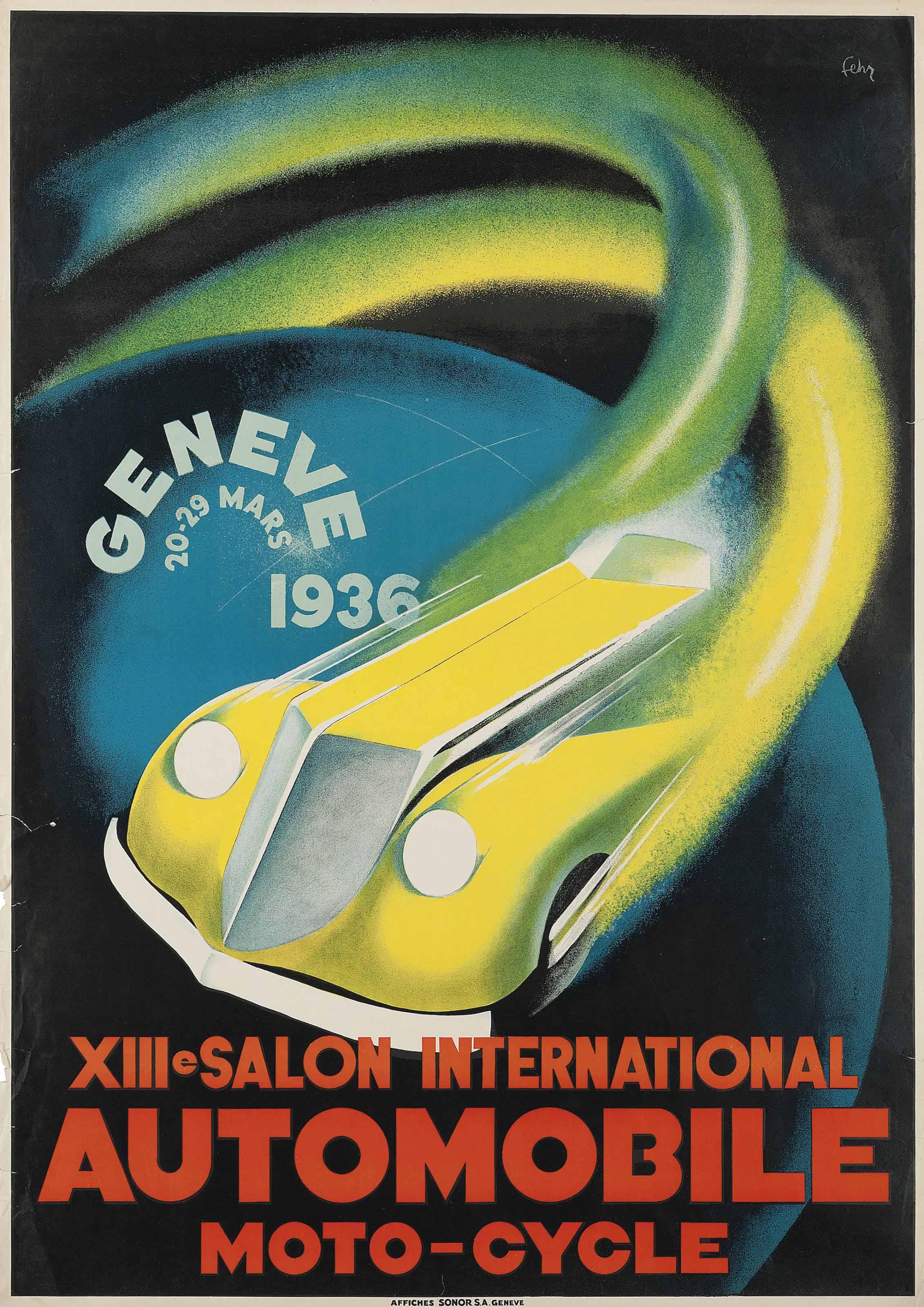 Henri Fehr - Xiiie Salon International Automobile, Geneve