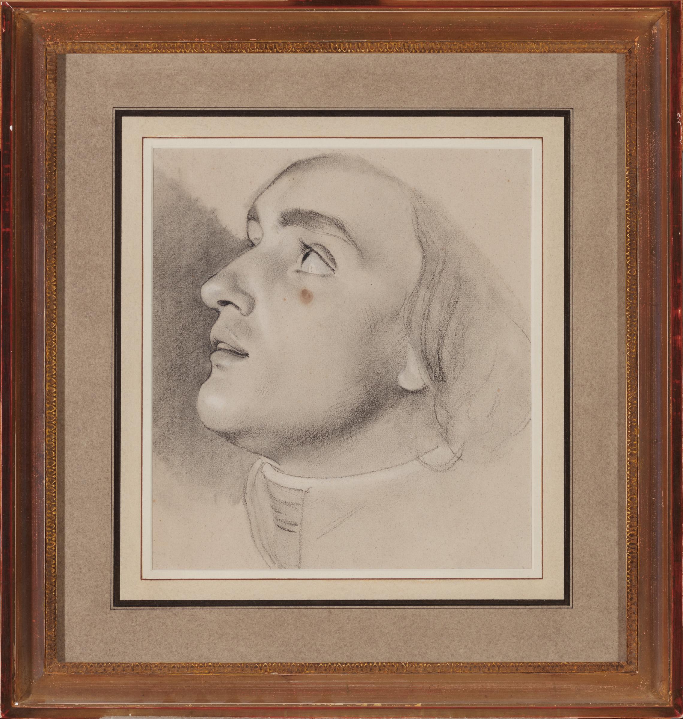 Henri Felix Emmanuel Philippoteaux - Study for the head of Jean-Baptiste Boyer-Fonfrede