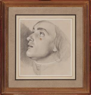 Henri Felix Emmanuel Philippoteaux - Study for the head of Jean-Baptiste Boyer-Fonfrede