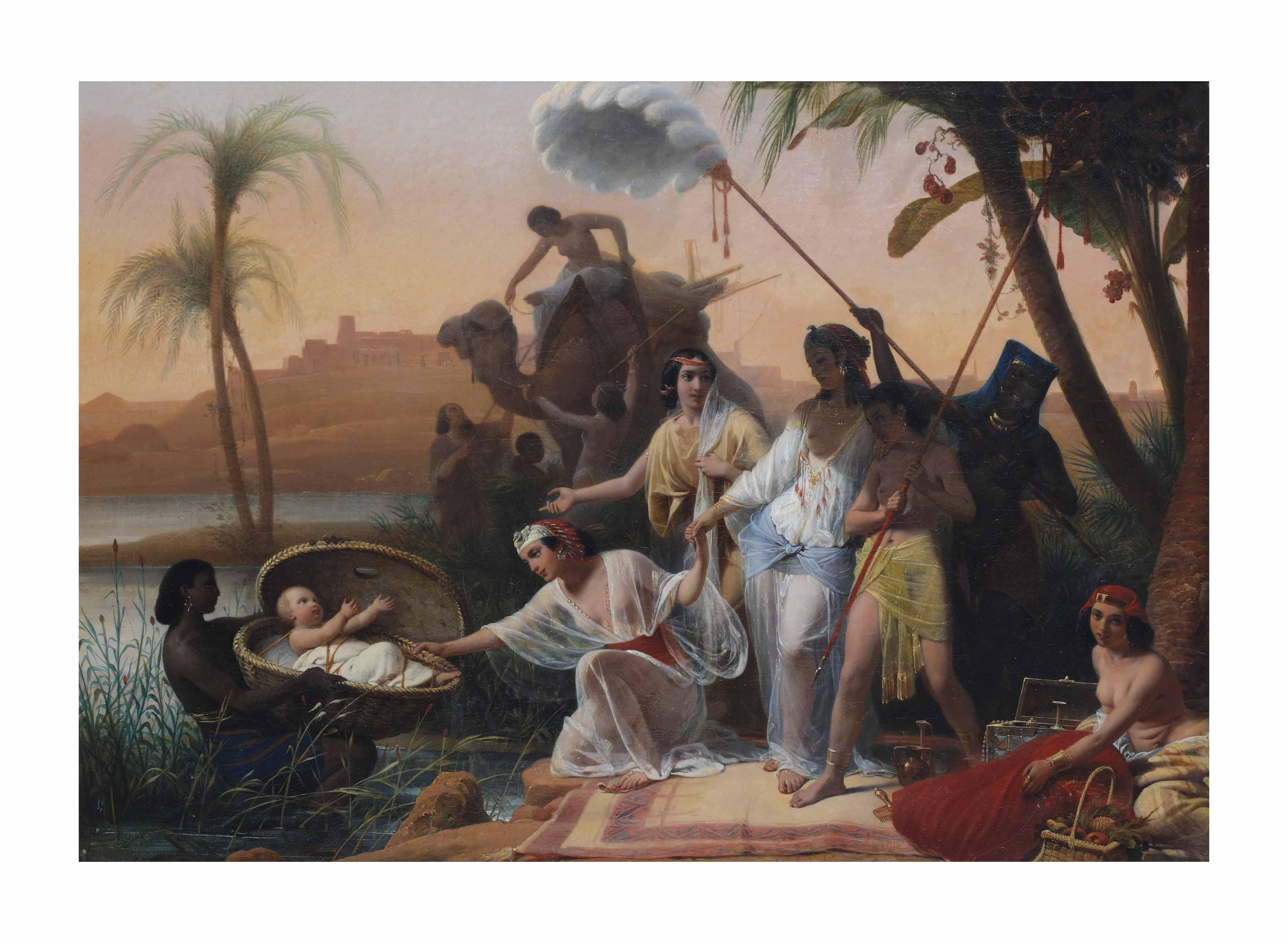 Henri Frédéric Schopin - The finding of Moses