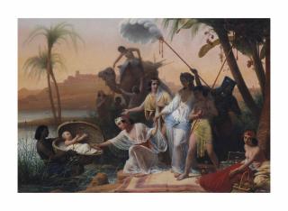 Henri Frédéric Schopin - The finding of Moses