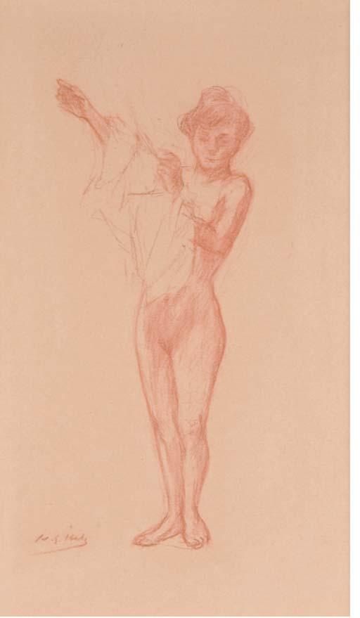 Henri-Gabriel Ibels - Femme Nue Mettant Un Vêtement