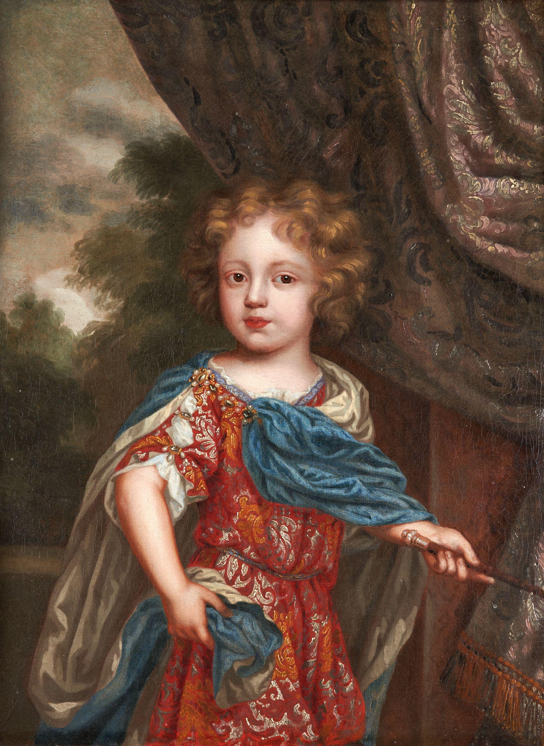 Henri Gascars - Portrait of the Young Philippe de France, Duc d\'Anjou, later King Philip V of Spain