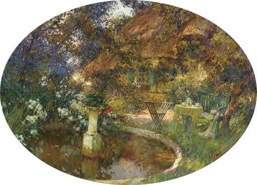 Henri-Gaston Darien - un jardin en été